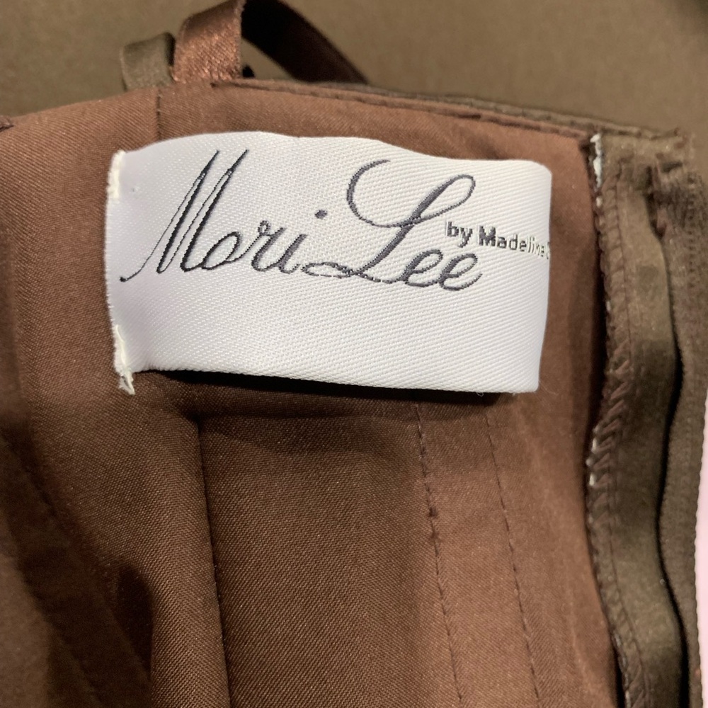Mori Lee Chocolate Gown - Picture 2 of 10